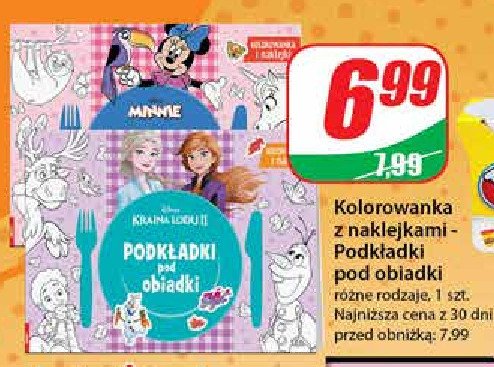 Kolorowanka z naklejkami frozen promocja