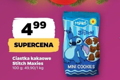 Ciastka kakaowe Stitch  promocja w Netto