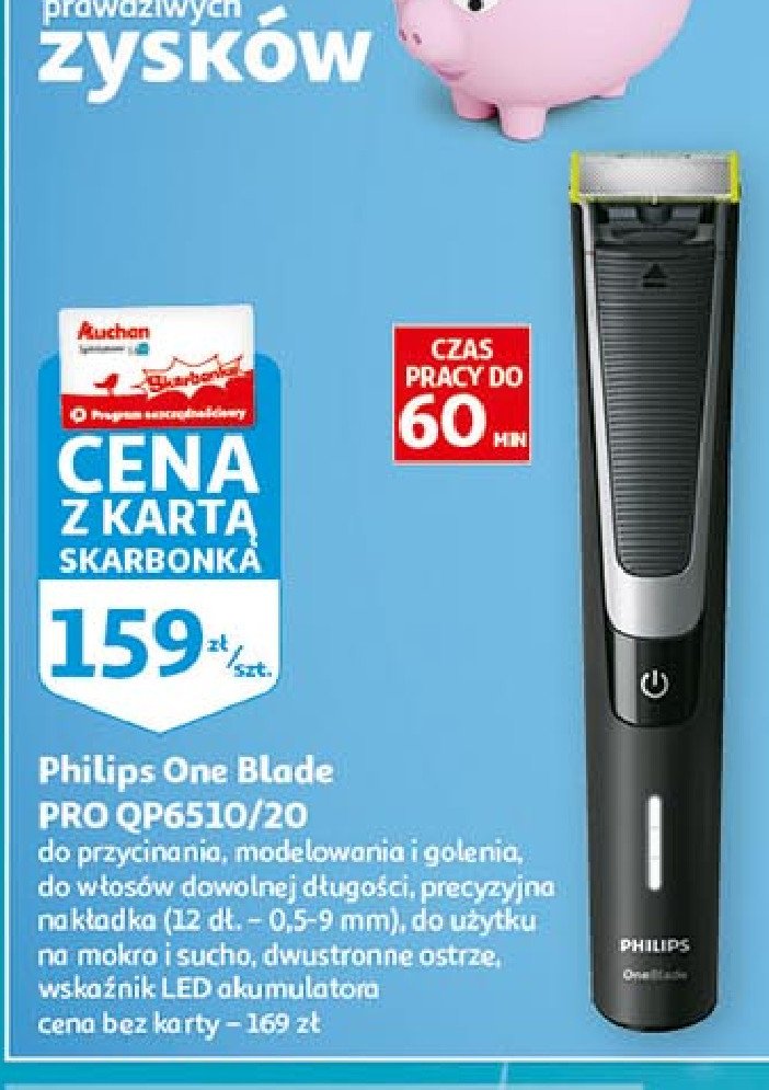 Golarka one blade qp6510/20 Philips promocja