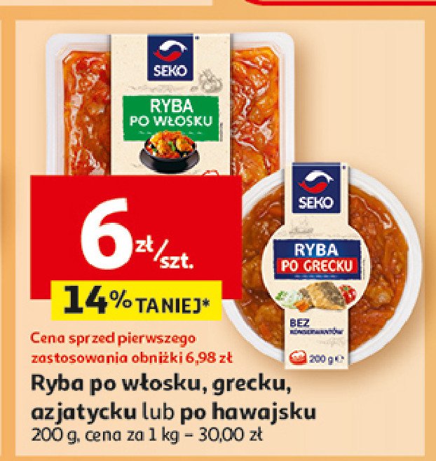 Ryba po w艂osku Seko promocja