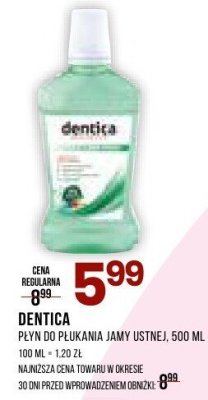 Płyn do płukania jamy ustnej DENTICA promocja w Drogerie Natura