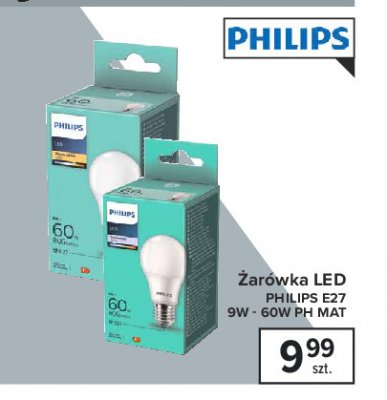 Żarówka led 60w e27 barwa ciepła Philips promocja