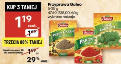 Przyprawa Galeo promocja w Delikatesy Centrum