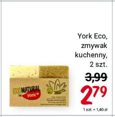 Zmywak York eco natural promocja