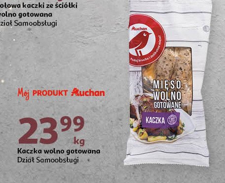 Kaczka wolno gotowana Auchan różnorodne (logo czerwone) promocja