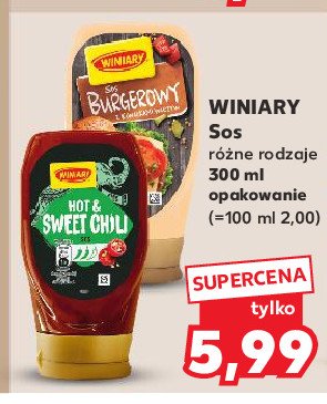 Sos burgerowy Winiary promocja w Kaufland