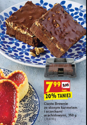 Brownie z karmelem i orzechami Biedronka promocja