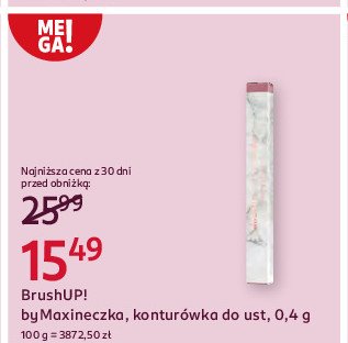 Kremowa konturówka do ust Brush up! by maxineczka promocja w Rossmann