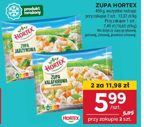 Zupa kalafiorowa z koperkiem Hortex promocja w Stokrotka