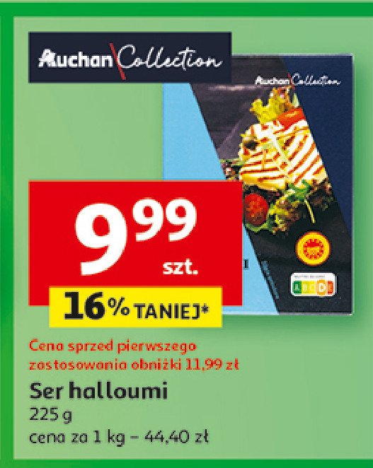 Ser halloumi AUCHAN COLLECTION promocja