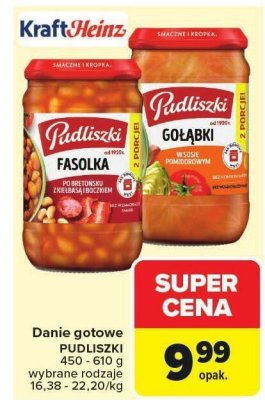 Danie gotowe Pudliszki - fasolka, gołąbki promocja w Carrefour Market