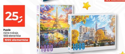Puzzle różne rodzaje 1000 elementów promocja w Dealz