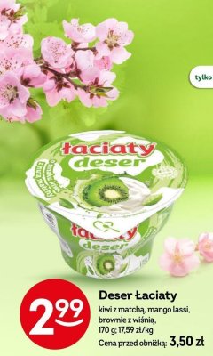 Deser Łaciaty kiwi z matcha promocja w Żabka