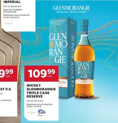 Whisky Glenmorangie Triple Cask Reserve promocja w Stokrotka