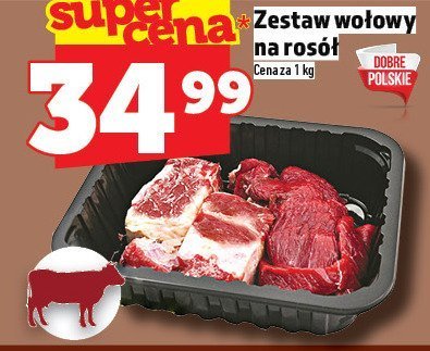 Zestaw wołowy na rosół promocja w TOPAZ