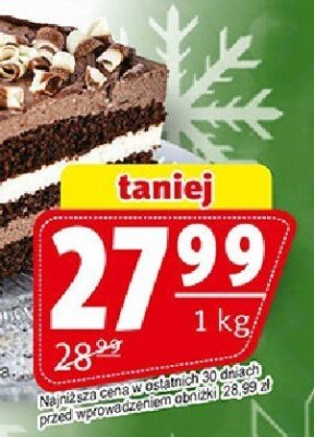 Ciasto czekoladowe 1kg promocja w Prim Market