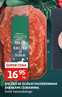 Kaczka ze ściółki z jabłkami i żurawiną Auchan pewni dobrego promocja