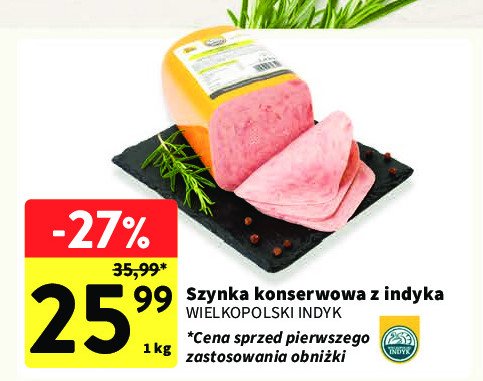 Szynka konserwowa z indyka Wielkopolski indyk promocja