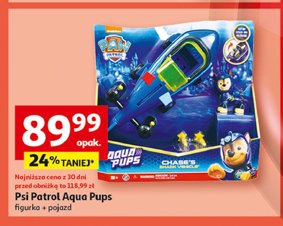 Pojazd aqua pups psi patrol Spin master promocja