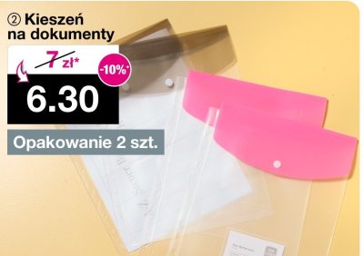 Kieszeń na dokumenty promocja w Woolworth