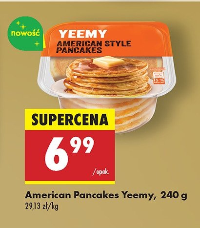 American pancakes Yeemy promocja w Biedronka