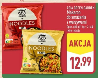 Makaron do smażenia z warzywami Asia Green Garden promocja w Aldi