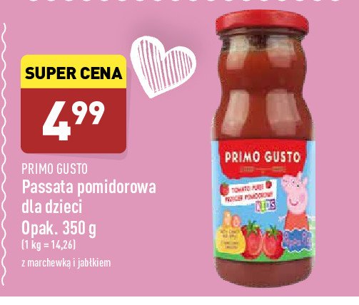 Passata pomidorowa peppa pig Primo gusto promocja