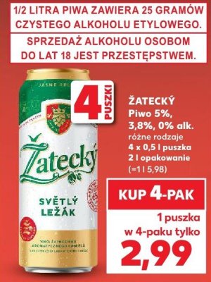 Piwo promocja w Kaufland