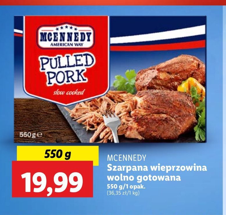 Mięso wieprzowe wolnogotowane Mcennedy promocja