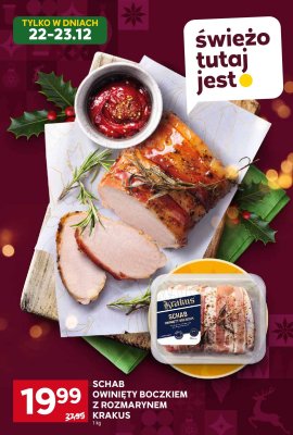 Schab owinięty boczkiem z rozmarynem Krakus promocja w Stokrotka