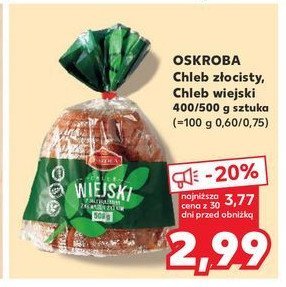 Chleb złocisty - pieczywo Oskroba promocja