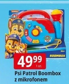 Zabawka Psi Patrol Boombox z mikrofonem promocja w Leclerc