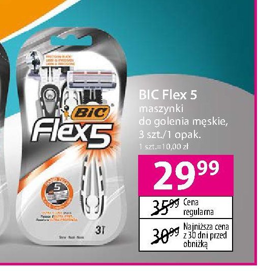 Maszynka do golenia Bic flex 5 promocja