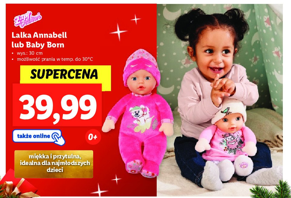 Lalka bobsa born ZAPF CREATION promocja
