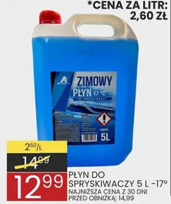 Płyn do spryskiwacz 5l -17 Zimowy promocja w Wafelek