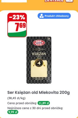 Ser Księżan old 200g promocja w Dino