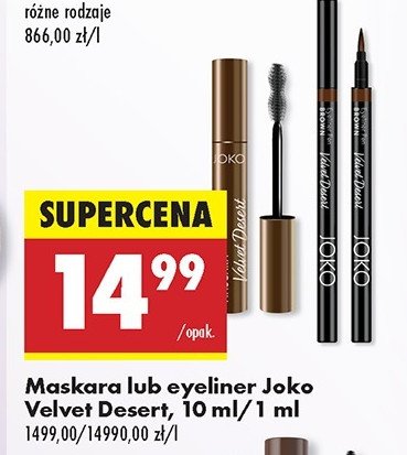 Eyeliner velvet desert Joko Joko make-up promocja w Biedronka