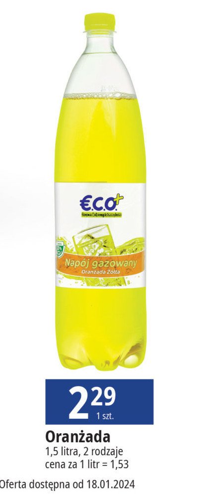 Oranżada żółta Eco+ promocja