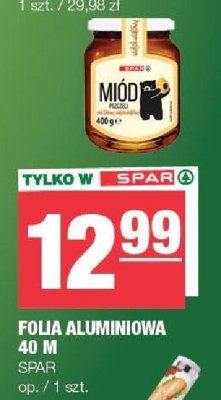Miód pszczeli akacjowy wielokwiatowy SPAR promocja w SPAR
