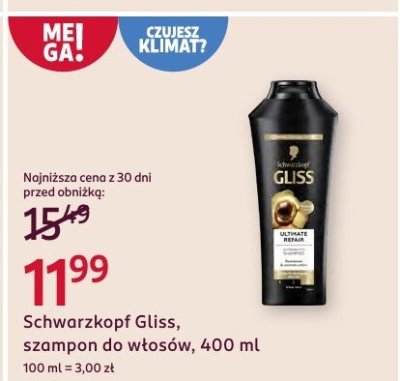 Szampon promocja w Rossmann