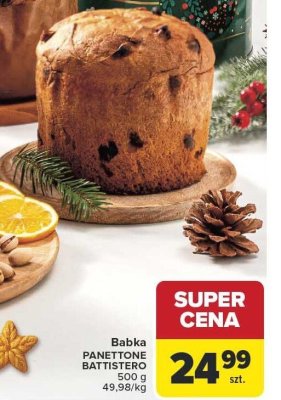 Babka PANETTONE BATTISTERO Carrefour promocja w Carrefour