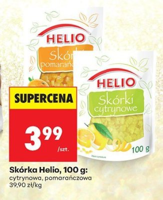 Skórka Helio 100 g cytrynowa promocja w Biedronka