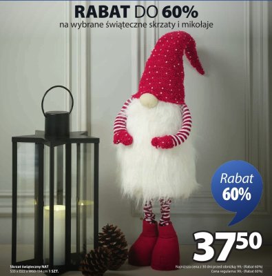 Skrzat świąteczny NAT promocja w Jysk