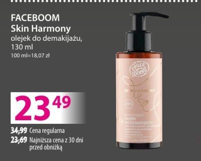Olejek do demakijażu FACEBOOM Skin Harmony promocja w Hebe