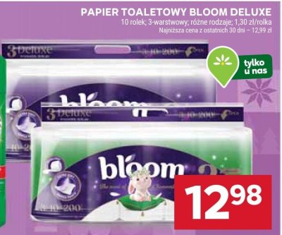 Papier toaletowy Bloom Deluxe promocja w Stokrotka