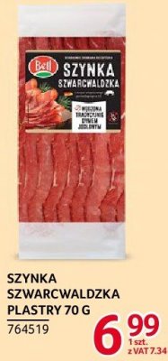 Szynka szwarcwaldzka plastry Bell promocja w Selgros