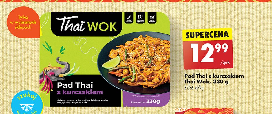 Pad thai z kurczak Thai wok promocja