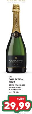 Wino musujące La Collection Brut różne rodzaje 0,75 l promocja w Kaufland