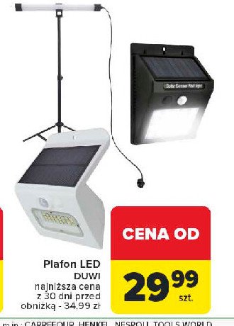 Plafon led Duwi promocja w Carrefour