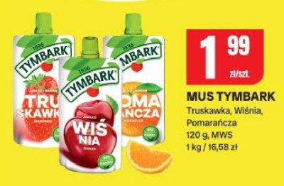 Mus Tymbark Truskawka, Wiśnia, Pomarańcza promocja w Chorten